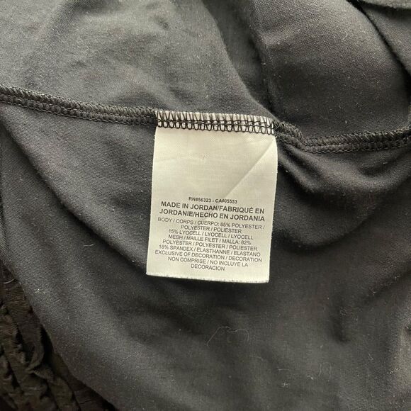 Nike x Soul Cycle XS Muscle Tee Black Tank Top Open Back Mesh Workout - Picture 3 of 10